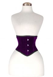 UnderBust Purple Velvet Corset